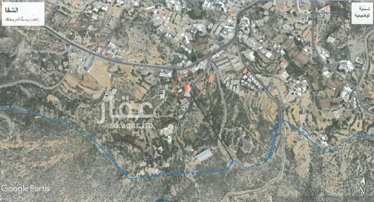 أرض للبيع في حي الشفاء, مدينة الطائف, منطقة مكة المكرمة