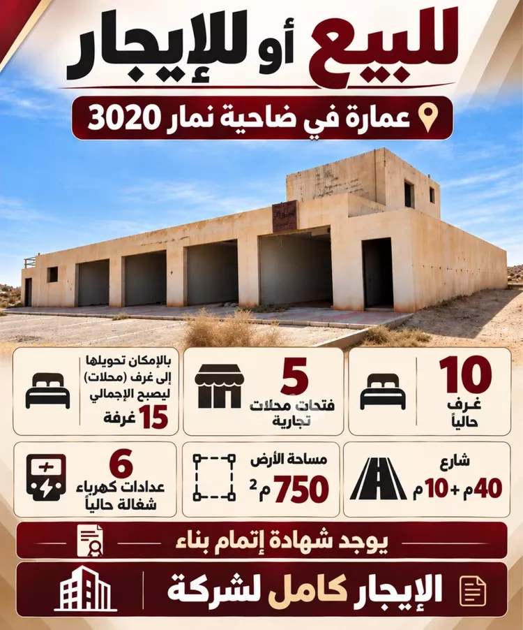 عمارة للإيجار في شارع عيد الانصاري, حي ضاحية نمار, مدينة الرياض, منطقة الرياض