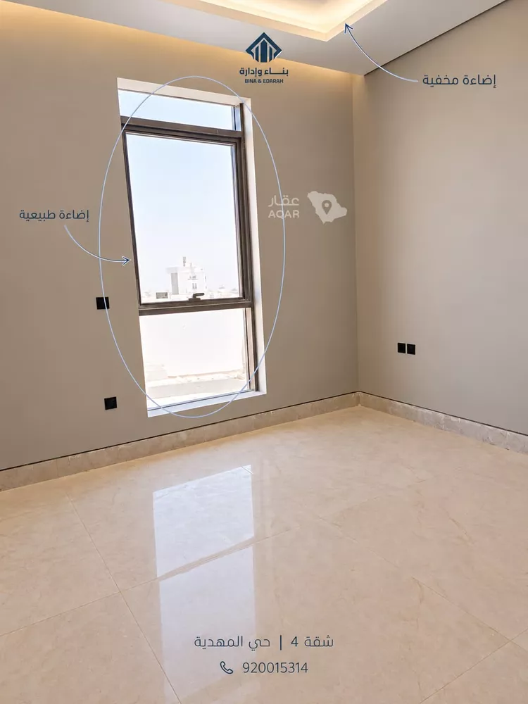 شقة للإيجار في شارع تقى الدين التميمى, حي المهدية, مدينة الرياض, منطقة الرياض 8