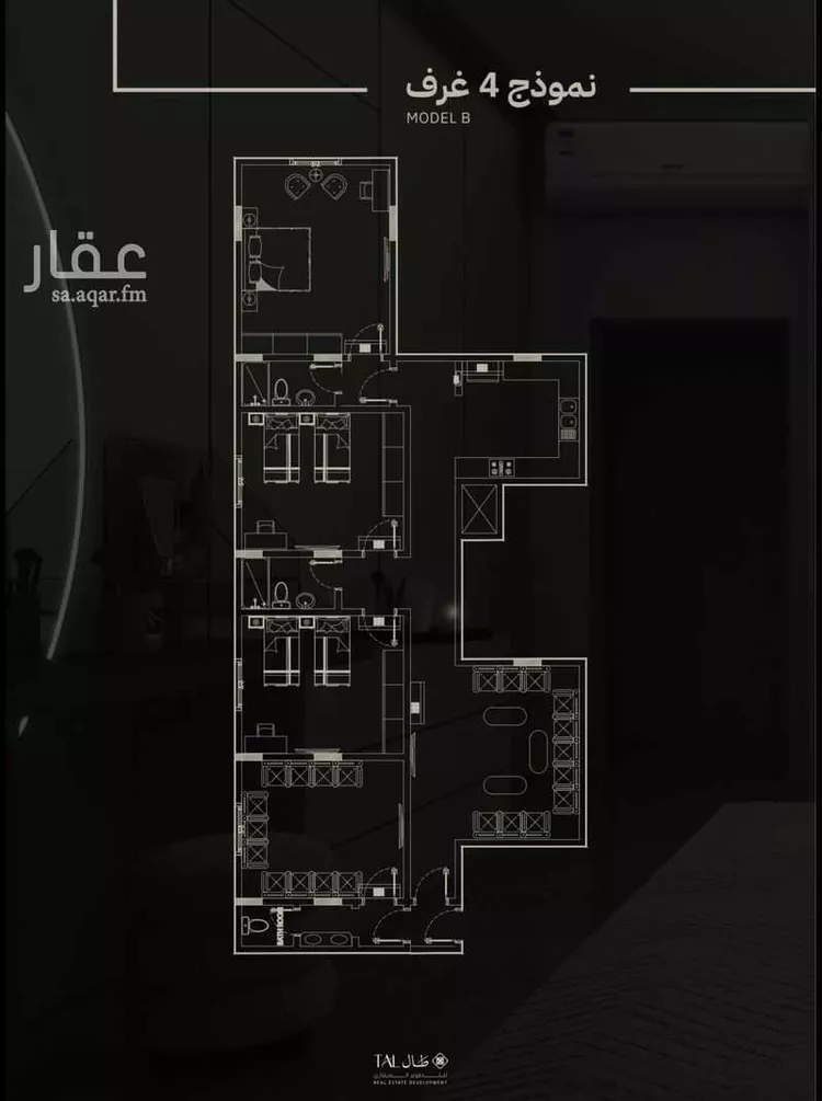 شقة للبيع في شارع مدائن الفهد, حي مدائن الفهد, مدينة جدة, منطقة مكة المكرمة صورة 3