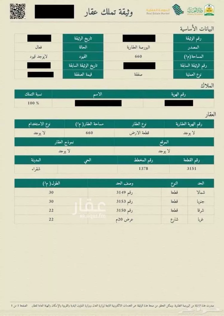 أرض للبيع في حي الجامعة, مدينة شقراء, منطقة الرياض صورة 2
