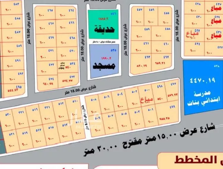 أرض للبيع في حي الفرحانية, مدينة الفرحانيه, منطقة حائل صورة 4