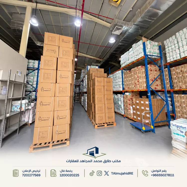 مستودع للبيع في شارع عبدالكريم الداغستاني, حي الغنامية, مدينة الرياض, منطقة الرياض 5