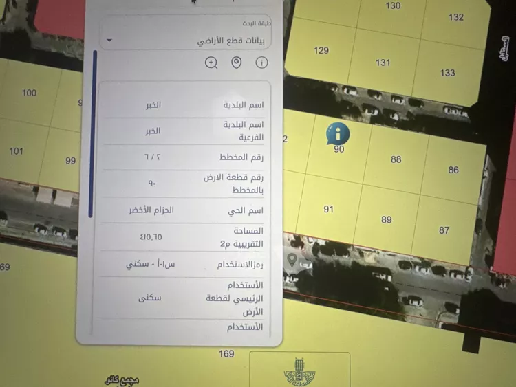 أرض للبيع في حي الحزام الأخضر, مدينة الخبر, المنطقة الشرقية 2