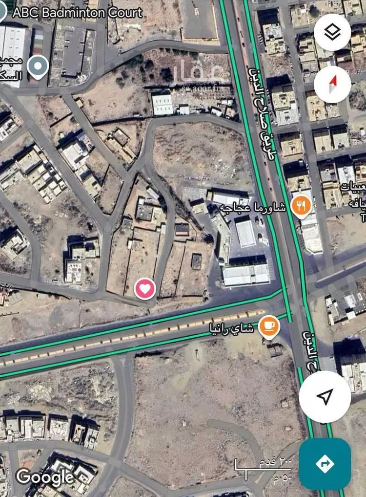 أرض للإيجار في شارع الظرفة 2, حي الظرفة, مدينة خميس مشيط, منطقة عسير صورة 2
