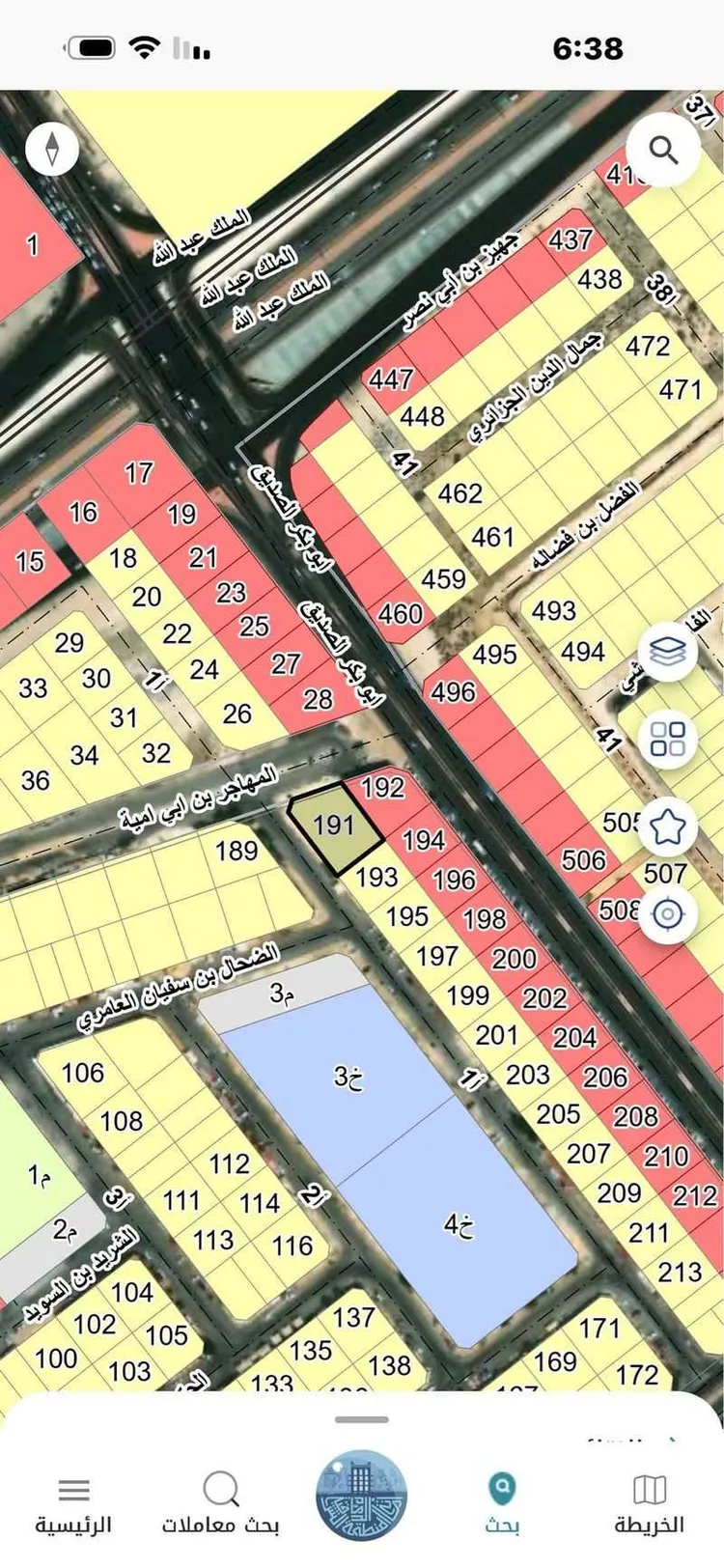 أرض للبيع في شارع المهاجر بن أبي امية, حي طيبة, مدينة الدمام, المنطقة الشرقية