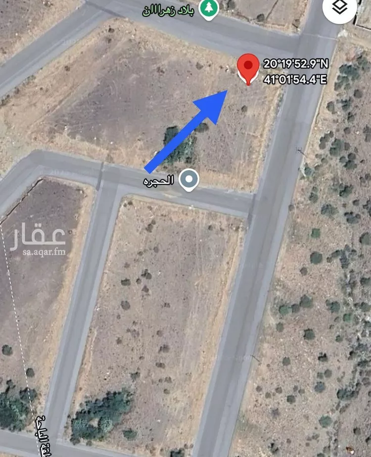 أرض للبيع في حي ابوالغشوه, مدينة ابوالغشوه, منطقة الباحة