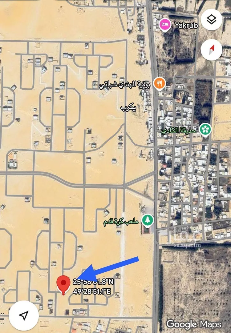 أرض للبيع في حي يكرب, مدينة بقيق, المنطقة الشرقية صورة 3