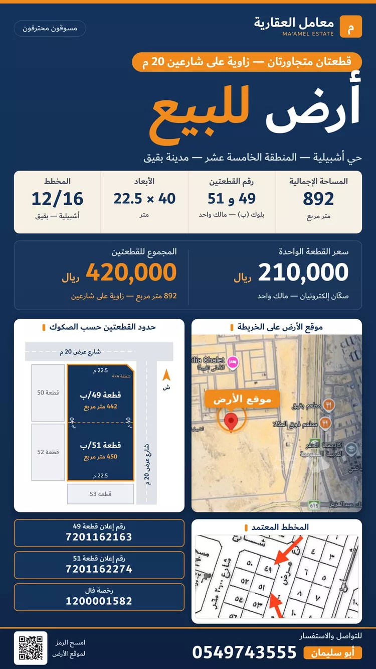 Land for Sale in Buqayq Ishbiliyah 2