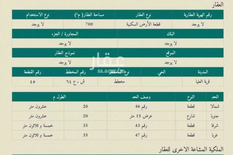 أرض للبيع في شارع اللهابه 138, حي اللهابه, مدينة اللهابه, المنطقة الشرقية صورة 2