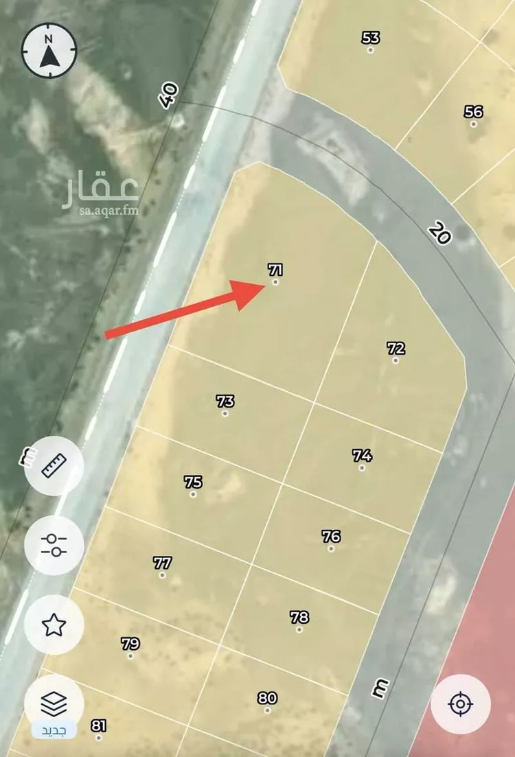 أرض للبيع في حي حي قرطبة - بقيق, مدينة بقيق, المنطقة الشرقية صورة 3