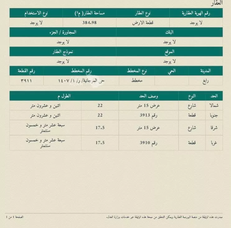 أرض للبيع في حي المرجانية, مدينة رابغ, منطقة مكة المكرمة 2