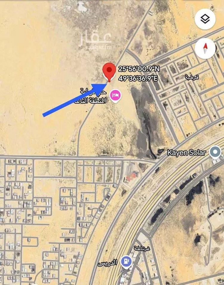 أرض للبيع في حي حي قرطبة - بقيق, مدينة بقيق, المنطقة الشرقية صورة 2