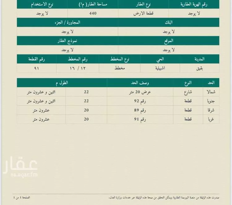 Land for Sale in Buqayq Ishbiliyah