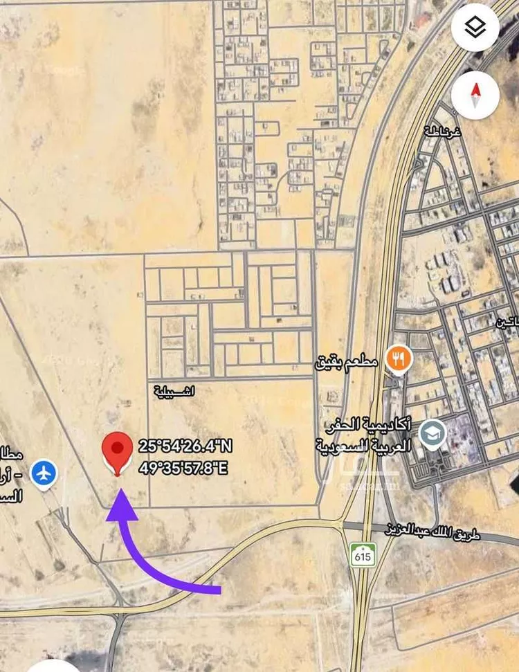 أرض للإيجار في حي حي أشبيلية - بقيق, مدينة بقيق, المنطقة الشرقية