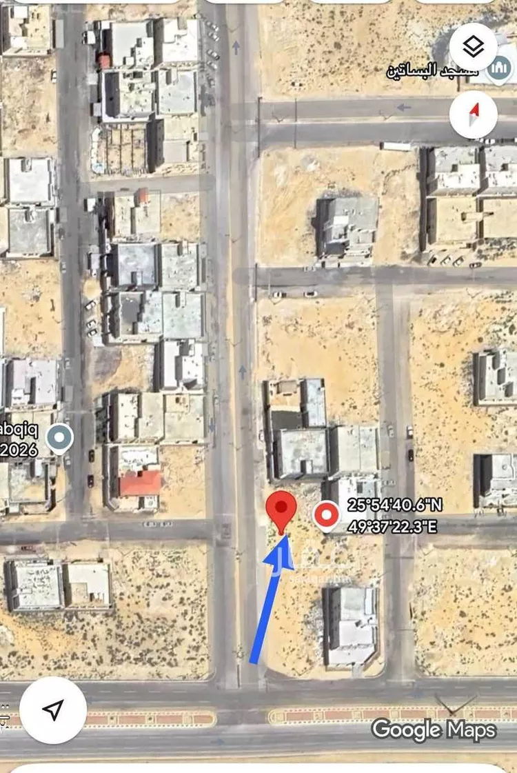 أرض للبيع في شارع حي ج13 24, حي البساتين - بقيق, مدينة بقيق, المنطقة الشرقية صورة 3