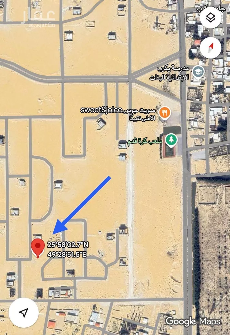 أرض للبيع في حي يكرب, مدينة بقيق, المنطقة الشرقية صورة 3