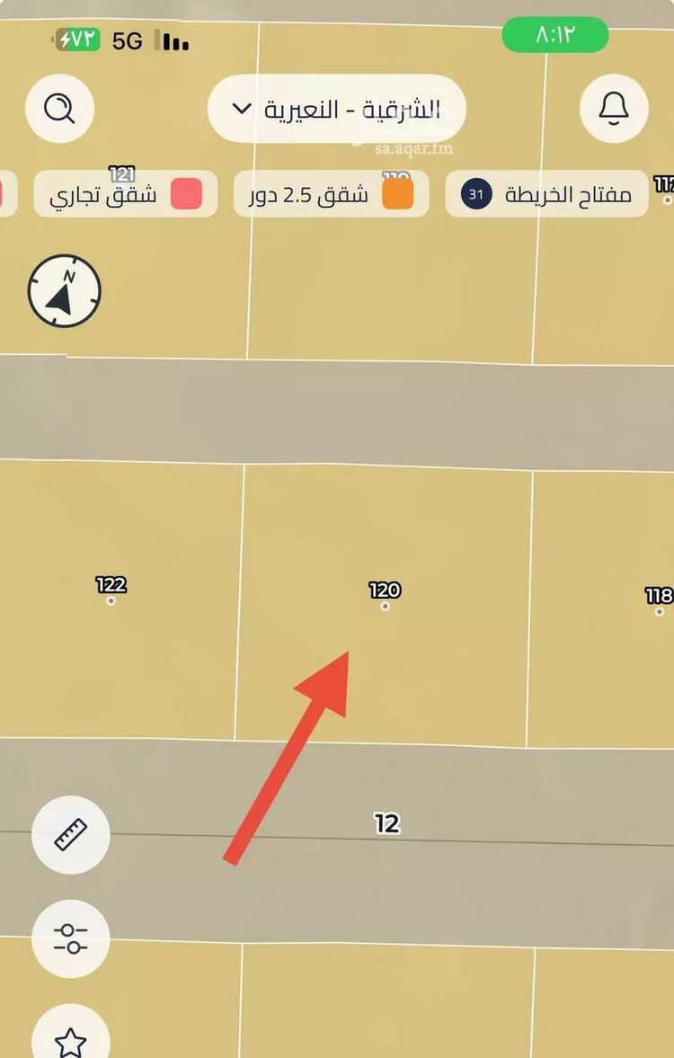 أرض للبيع في مدينة الحسى, المنطقة الشرقية