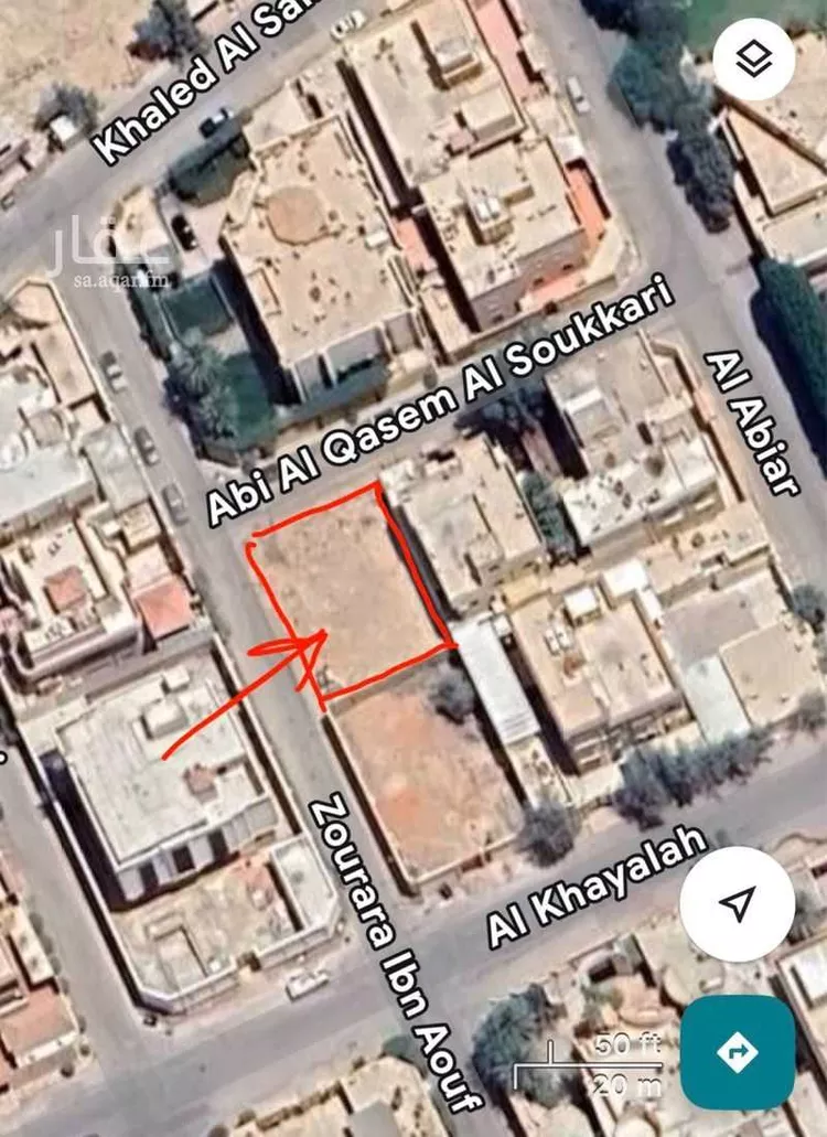 أرض للبيع في شارع أبي القاسم السكري, حي النموذجية, مدينة الرياض, منطقة الرياض صورة 3