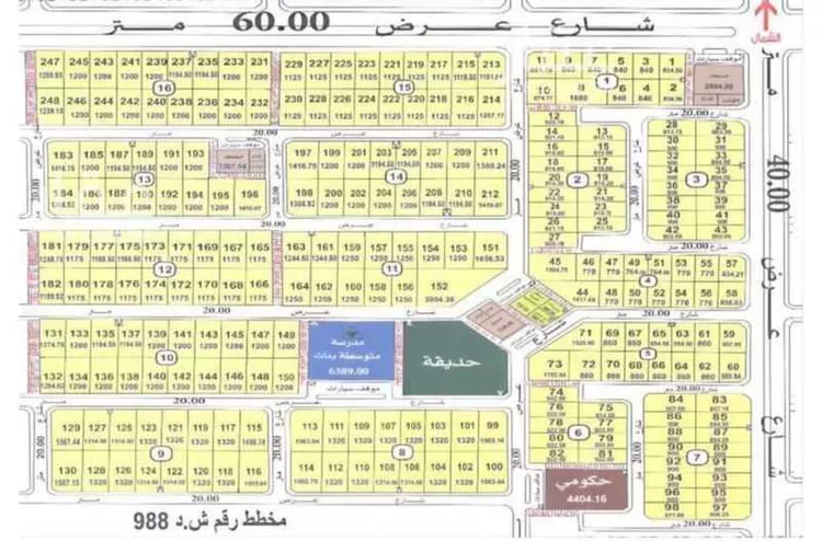 أرض للبيع في حي الوسام, مدينة الظهران, المنطقة الشرقية