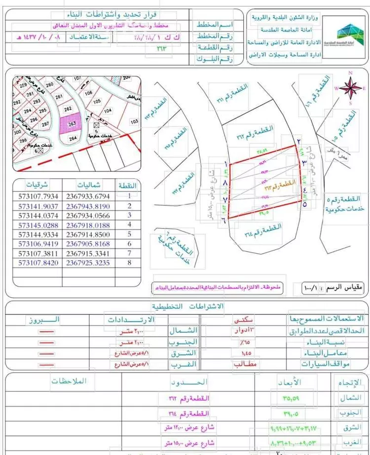 أرض للبيع في شارع عباد بن قيس بن عبسه رضي الله عنه, حي أم الجود, مدينة مكه المكرمه, منطقة مكة المكرمة صورة 4