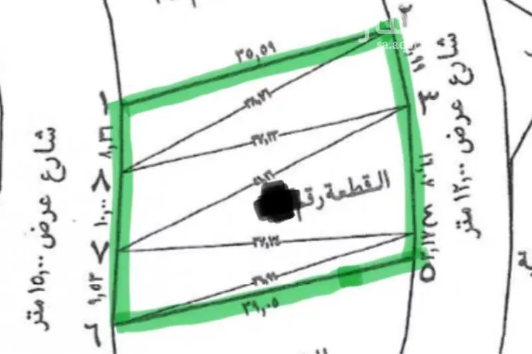 أرض للبيع في شارع عباد بن قيس بن عبسه رضي الله عنه, حي أم الجود, مدينة مكه المكرمه, منطقة مكة المكرمة صورة 3