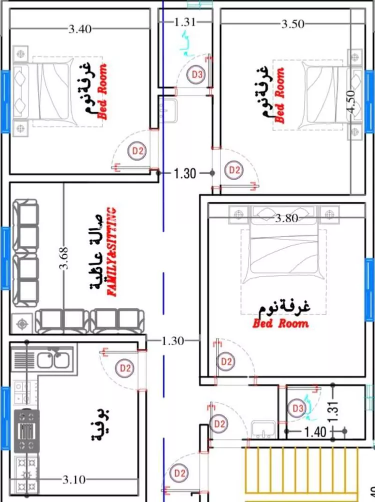 شقة للإيجار في شارع 1666991, حي الجنادرية, مدينة الرياض, منطقة الرياض