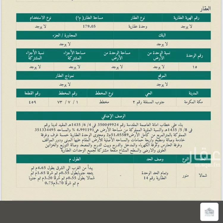 شقة للبيع في شارع شارع الحجاج بن قيس بن عدي السهمي رضي الله عنه, حي الكعكية, مدينة مكة المكرمة, منطقة مكة المكرمة صورة 2