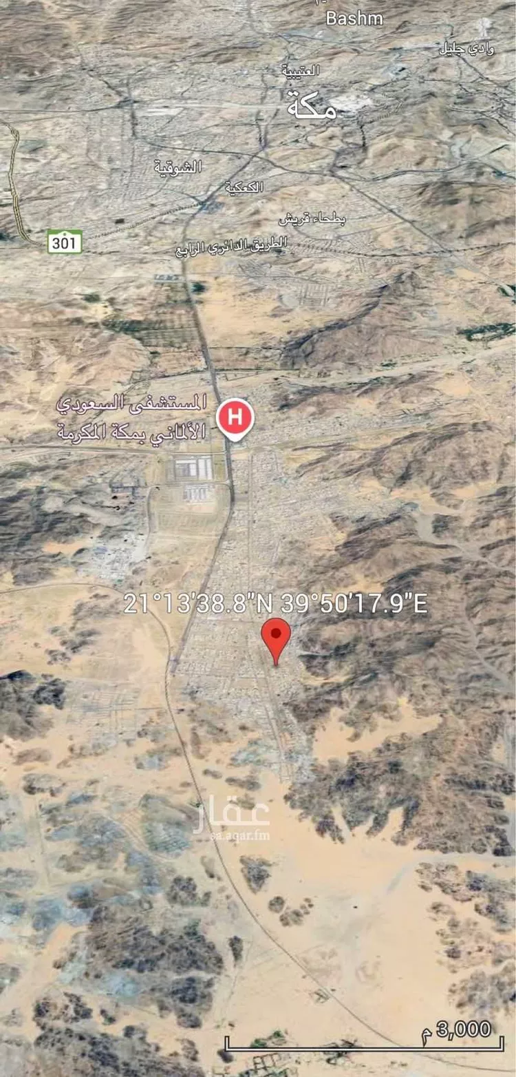 أرض للبيع في شارع ابن أبي ليلي, حي القشاشية الجديد, مدينة مكة المكرمة, منطقة مكة المكرمة