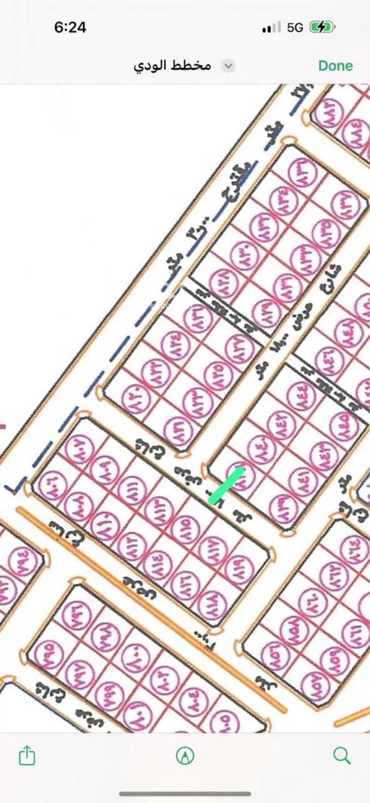 أرض للبيع في حي الودي, مدينة حائل, منطقة حائل صورة 4