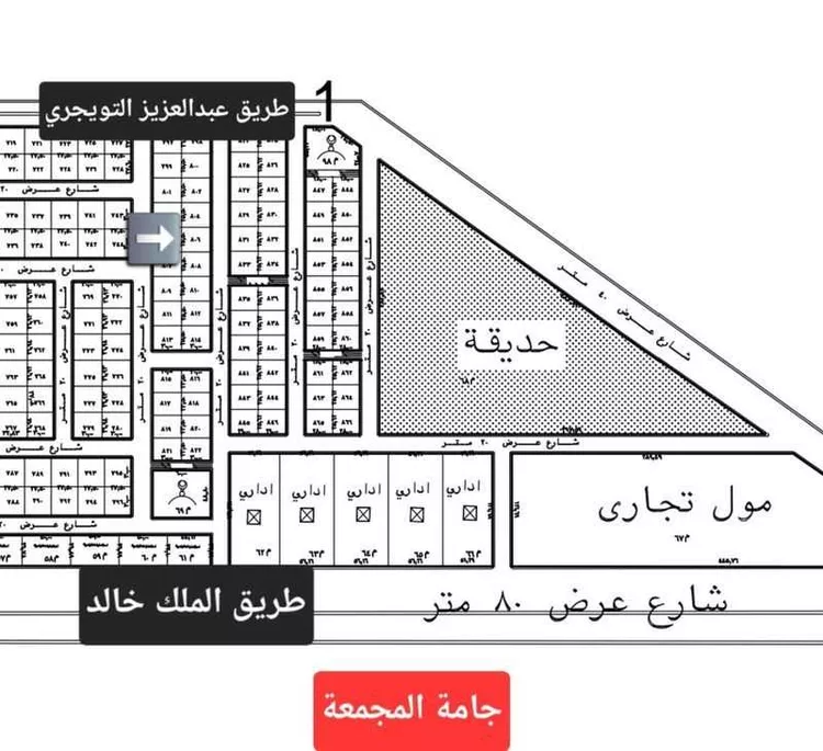 أرض للبيع في شارع بشر, حي المستقبل, مدينة المجمعه, منطقة الرياض
