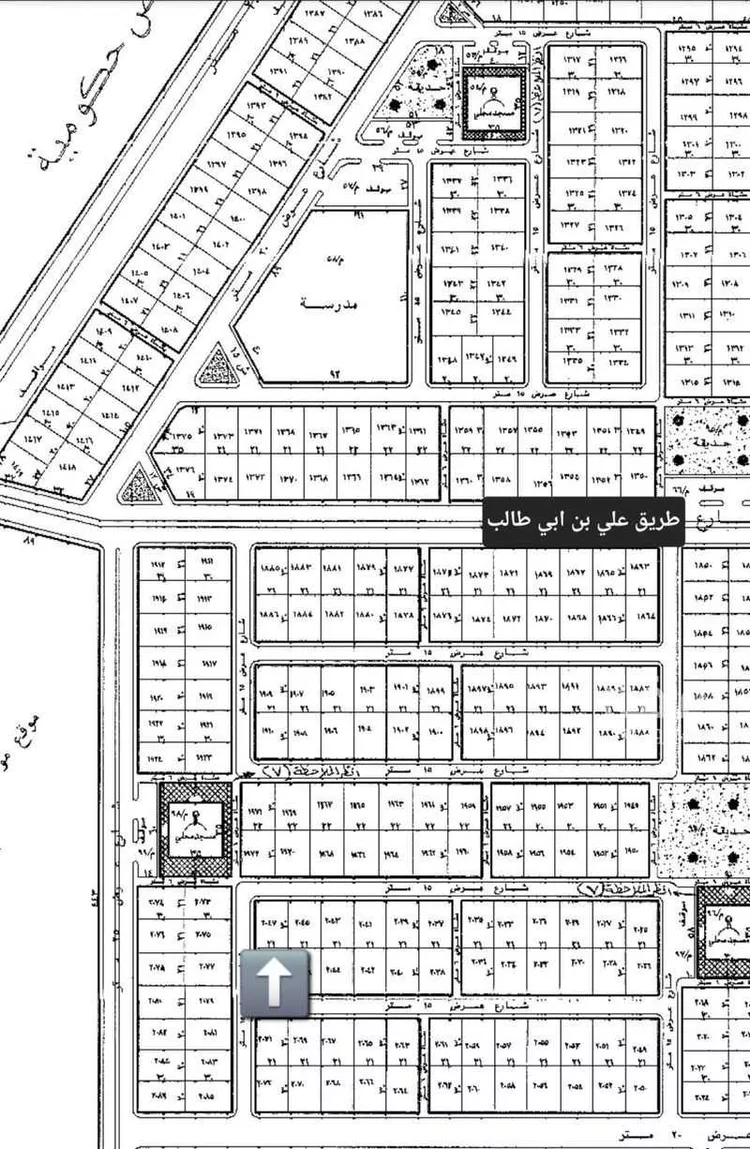 أرض للبيع في شارع بشر, حي الروضة, مدينة المجمعة, منطقة الرياض