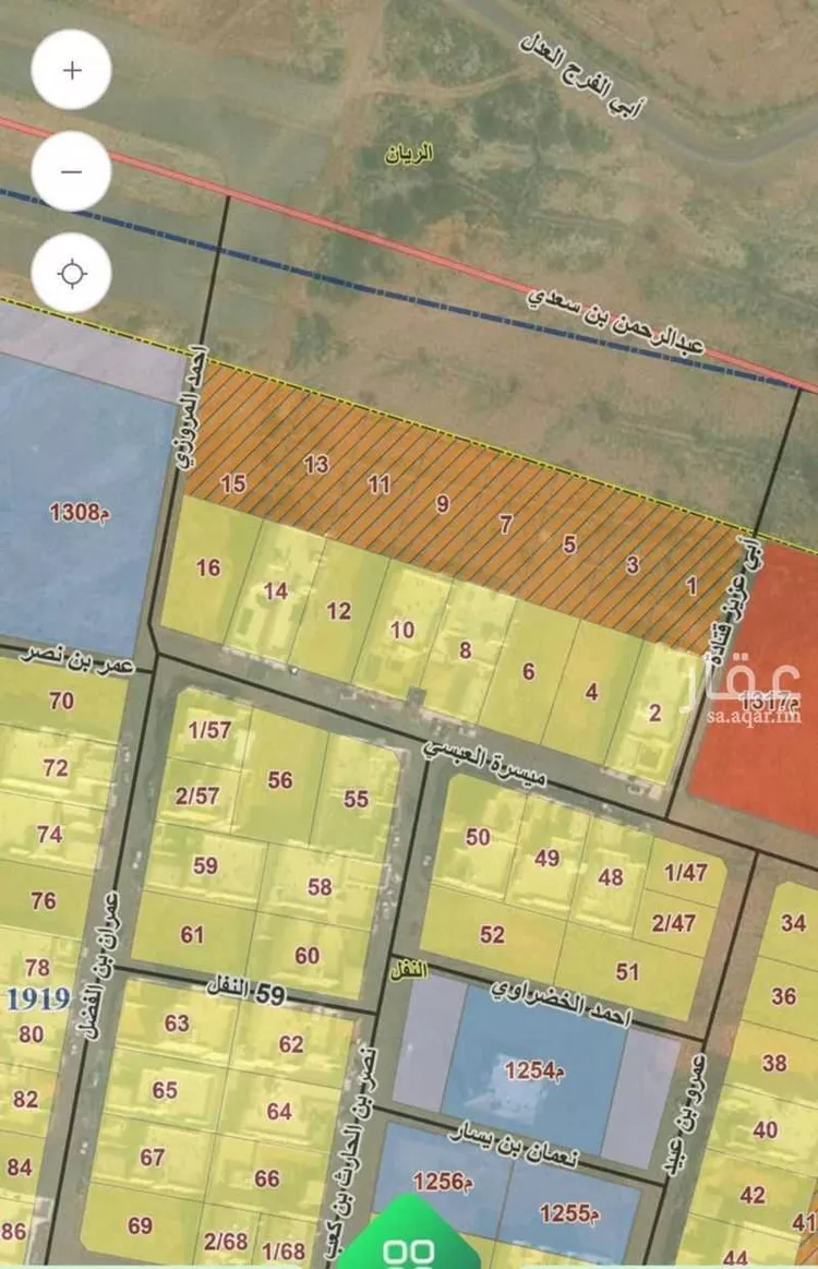 أرض للبيع في شارع ميسرة العبسى, حي السلي, مدينة الرياض, منطقة الرياض