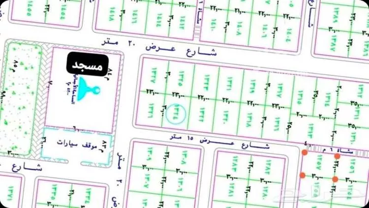أرض للبيع في شارع الملك عبدالله 41, حي الملك عبدالله, مدينة الأفلاج, منطقة الرياض صورة 2