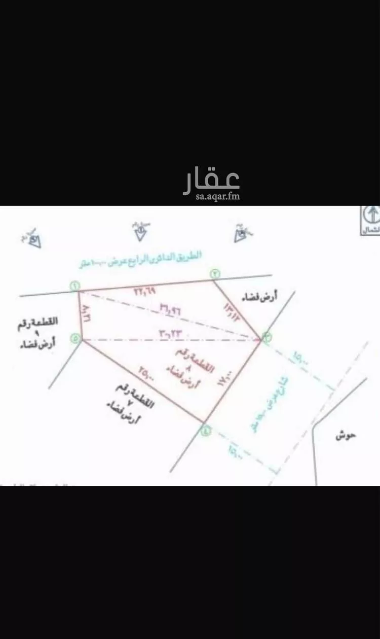أرض للبيع في شارع علي ابن ابي طالب - الدائري الرابع, حي البحيرات, مدينة مكة المكرمة, منطقة مكة المكرمة صورة 2