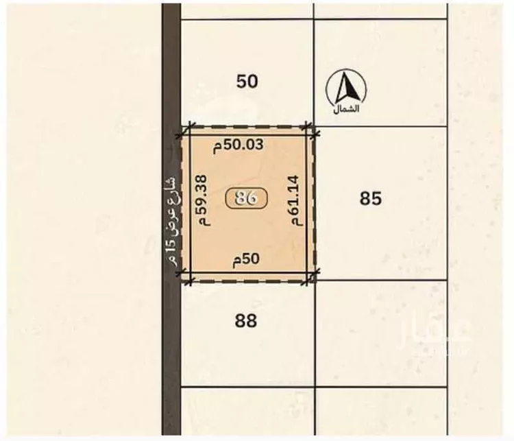 أرض للبيع في مدينة مخطط استراحات العماريه, منطقة الرياض