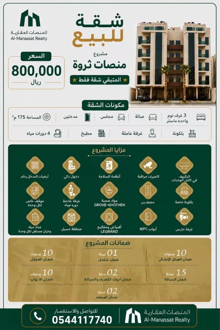 Apartment for Sale in Dammam As Saif