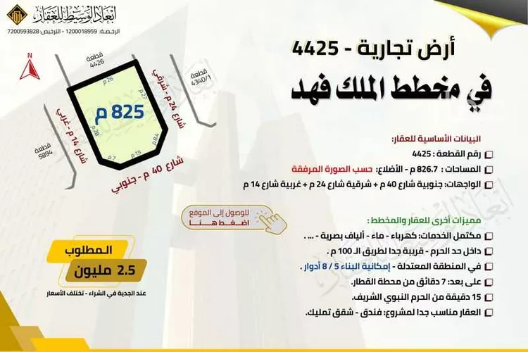 أرض للبيع في شارع اسحاق بن محمد بن عبد الرحمن, حي الدويخلة, مدينة المدينه المنوره, منطقة المدينة المنورة