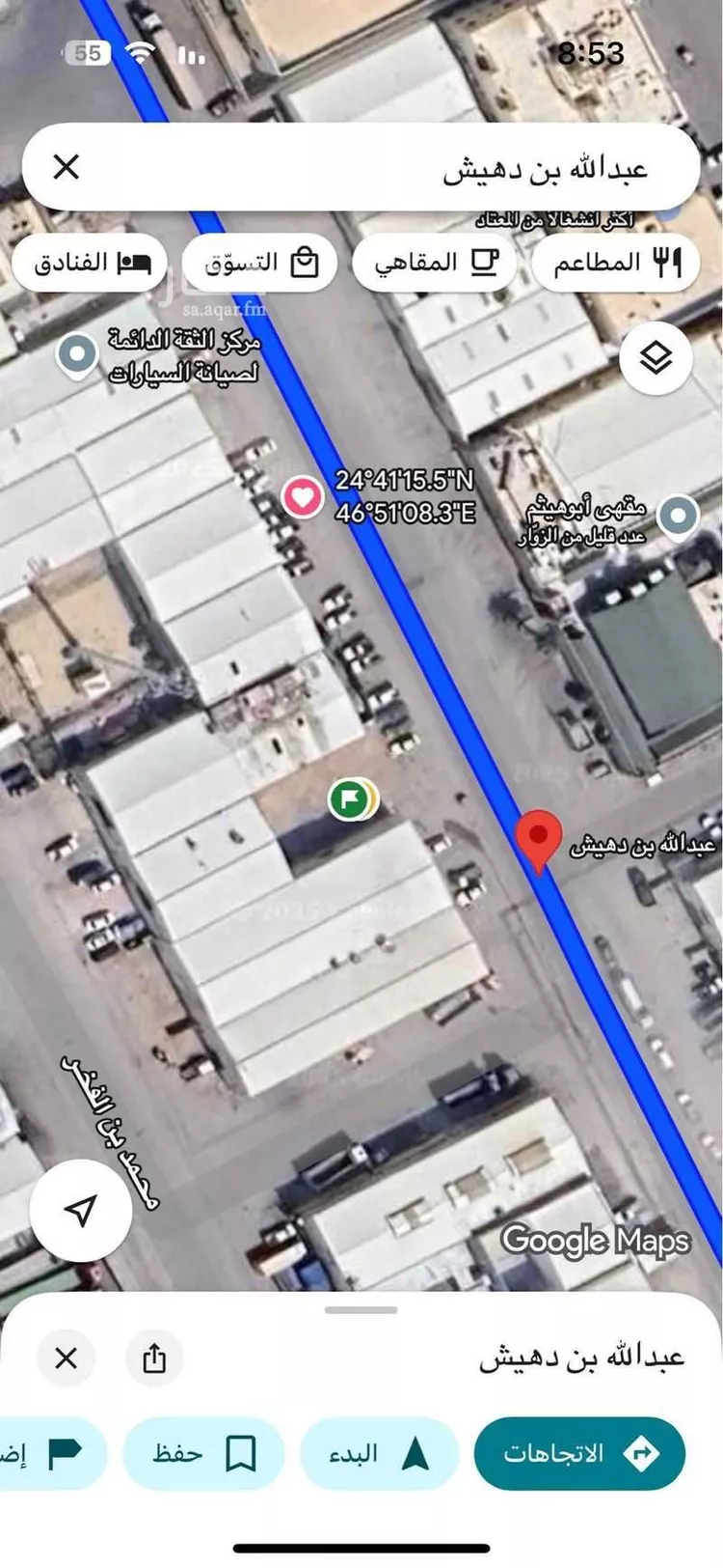 أرض للإيجار في شارع عبدالله بن دهيش ، حي خشم العان ، الرياض ، منطقة الرياض