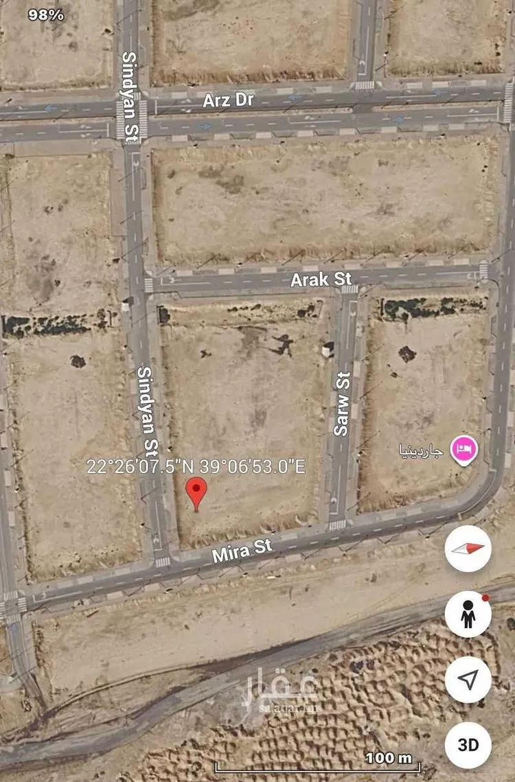 أرض للبيع في شارع الميرا , حي الملك عبدالله الاقتصادية, مدينة الملك عبدالله الاقتصادية, منطقة مكة المكرمة صورة 2