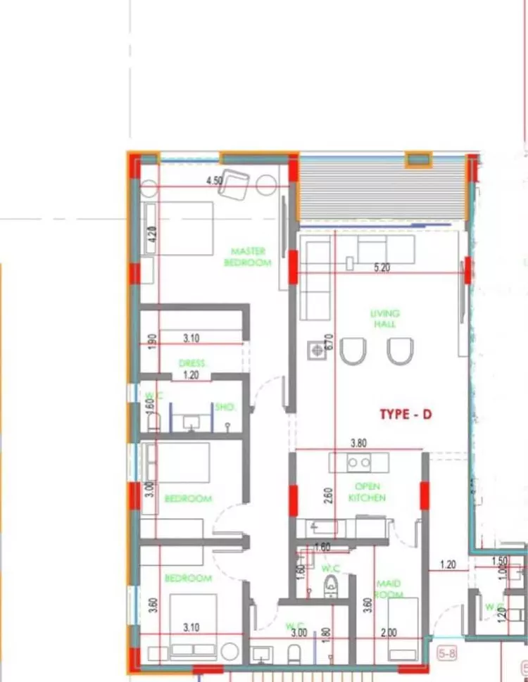 شقة للإيجار في شارع محمد قابل, حي السلامة, مدينة جدة, منطقة مكة المكرمة صورة 4