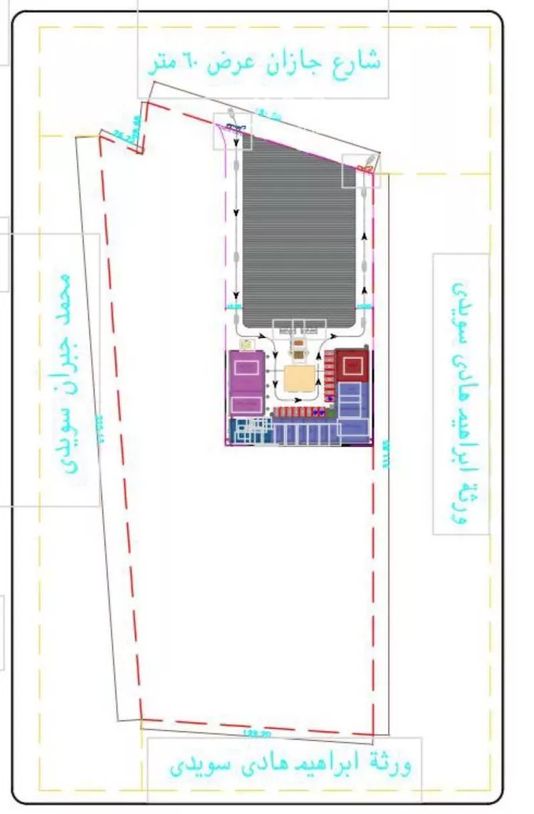 أرض للبيع في شارع العام جيزان احد المسارحة, حي القزعي - الناصرية, مدينة القزعي - الناصرية, منطقة جازان صورة 3