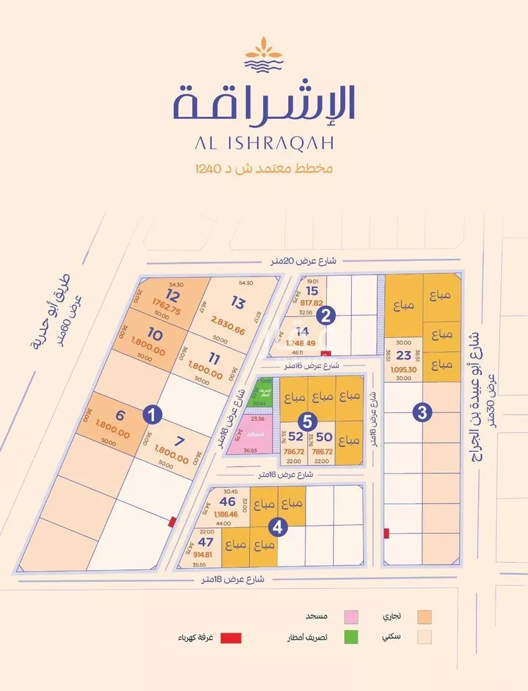 أرض للبيع في شارع عبدالملك العصامي, حي المنار, مدينة الدمام, المنطقة الشرقية