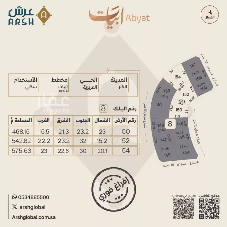 أرض للبيع في شارع المانع, حي الدرة, مدينة الخبر, المنطقة الشرقية