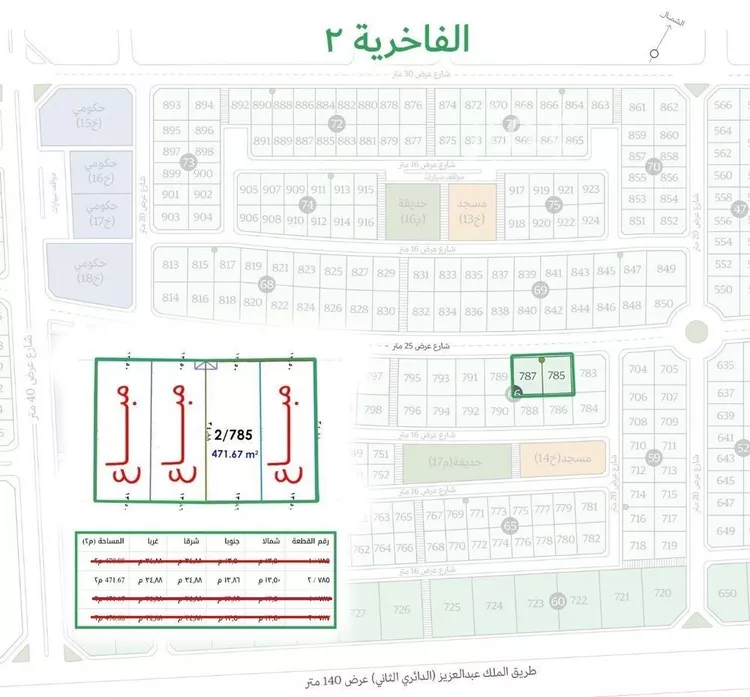 أرض للبيع في شارع النهضة, حي الشعلة, مدينة الدمام, المنطقة الشرقية