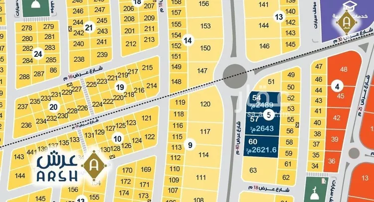 أرض للبيع في شارع الدره, حي البحر, مدينة الخبر, المنطقة الشرقية