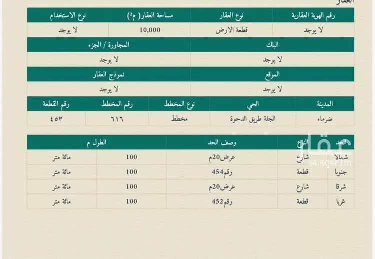 أرض للبيع في حي تبراك, مدينة الجلة, منطقة الرياض صورة 2