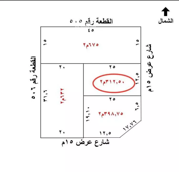 أرض للبيع في شارع 1286407, حي ضاحية نمار, مدينة الرياض, منطقة الرياض صورة 4