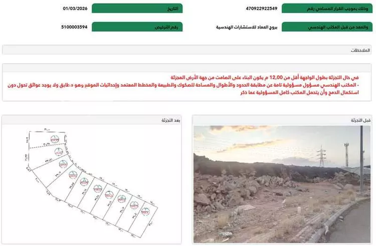 أرض للبيع في شارع ابن شروان, حي الرحبة, مدينة الطائف, منطقة مكة المكرمة صورة 3