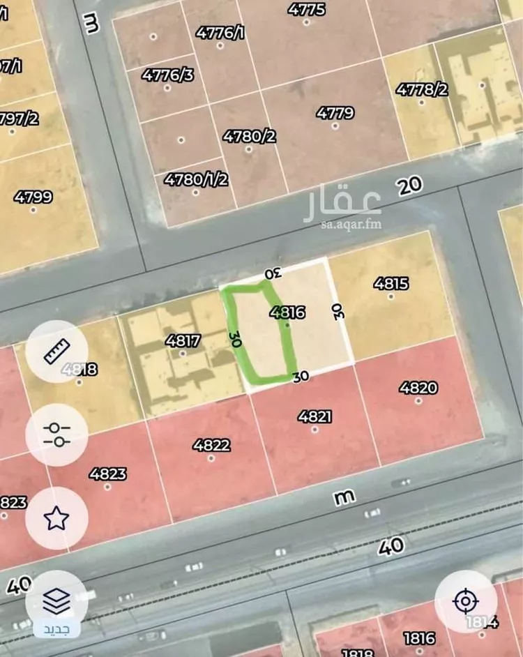 أرض للبيع في شارع أبي العباس الصقلي, حي المهدية, مدينة الرياض, منطقة الرياض صورة 2